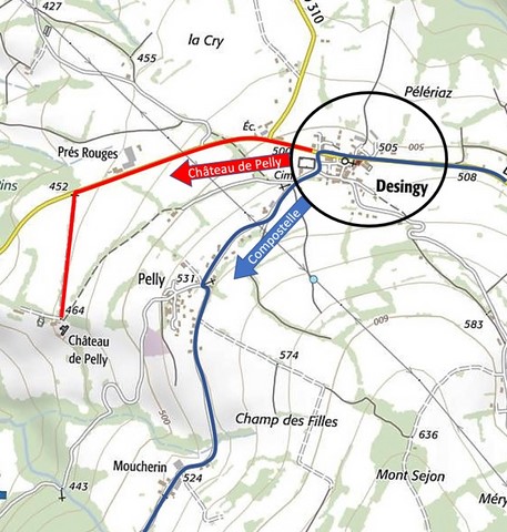 chemin pour pélerins itineraire compostelle